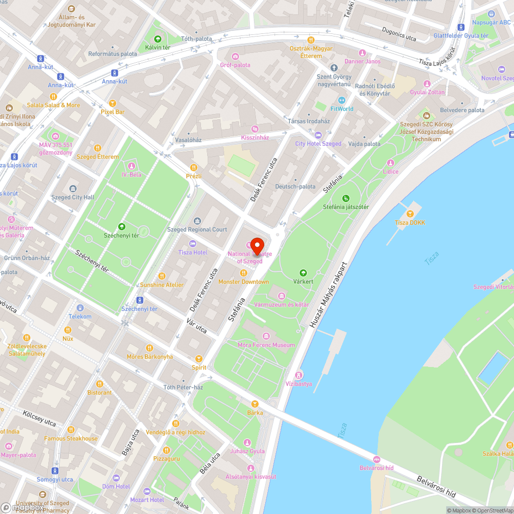 Lámpák nem világítanak - Múzeumál, Nemzeti Színháznál, Várnál és a Tisza parton bejelentés helye