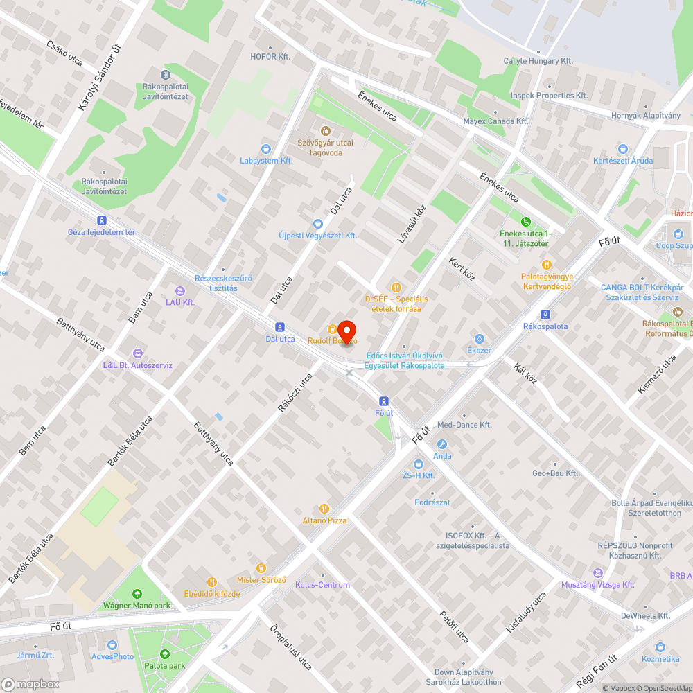 Régi Corsa bejelentés helye