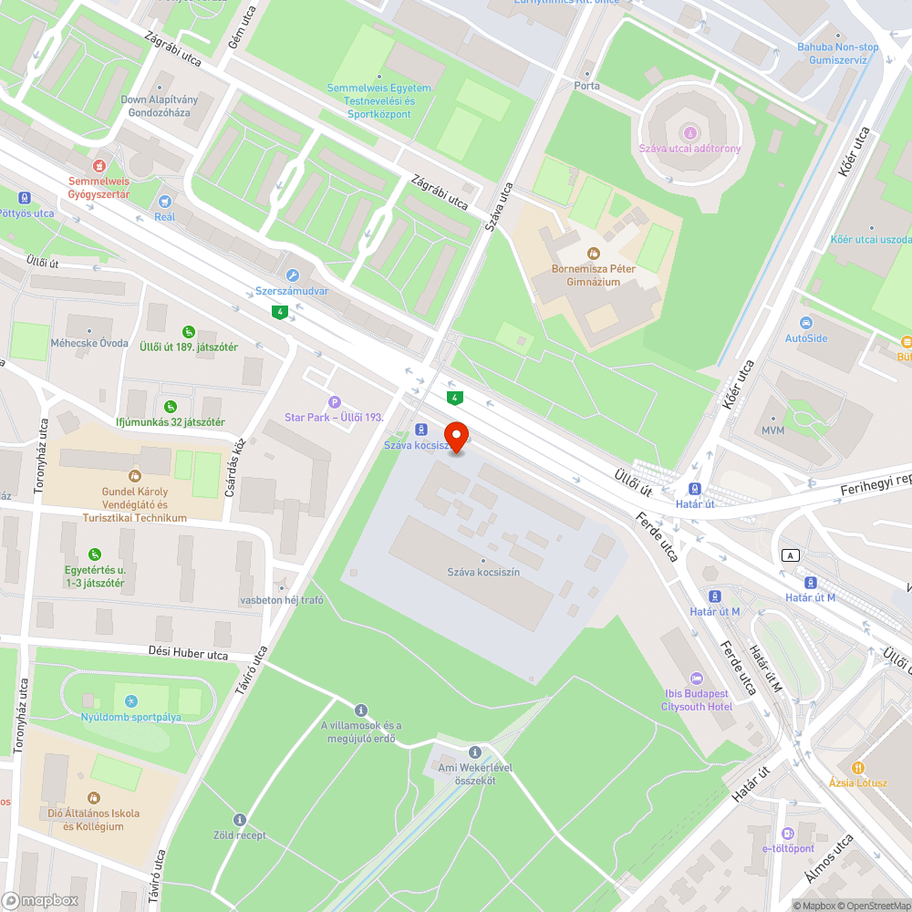 Balesetveszély bejelentés helye