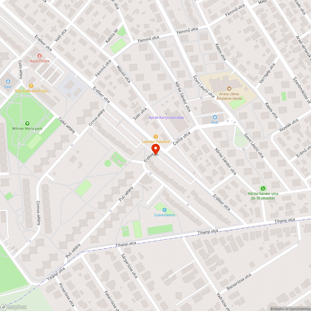 Botlásveszély bejelentés helye