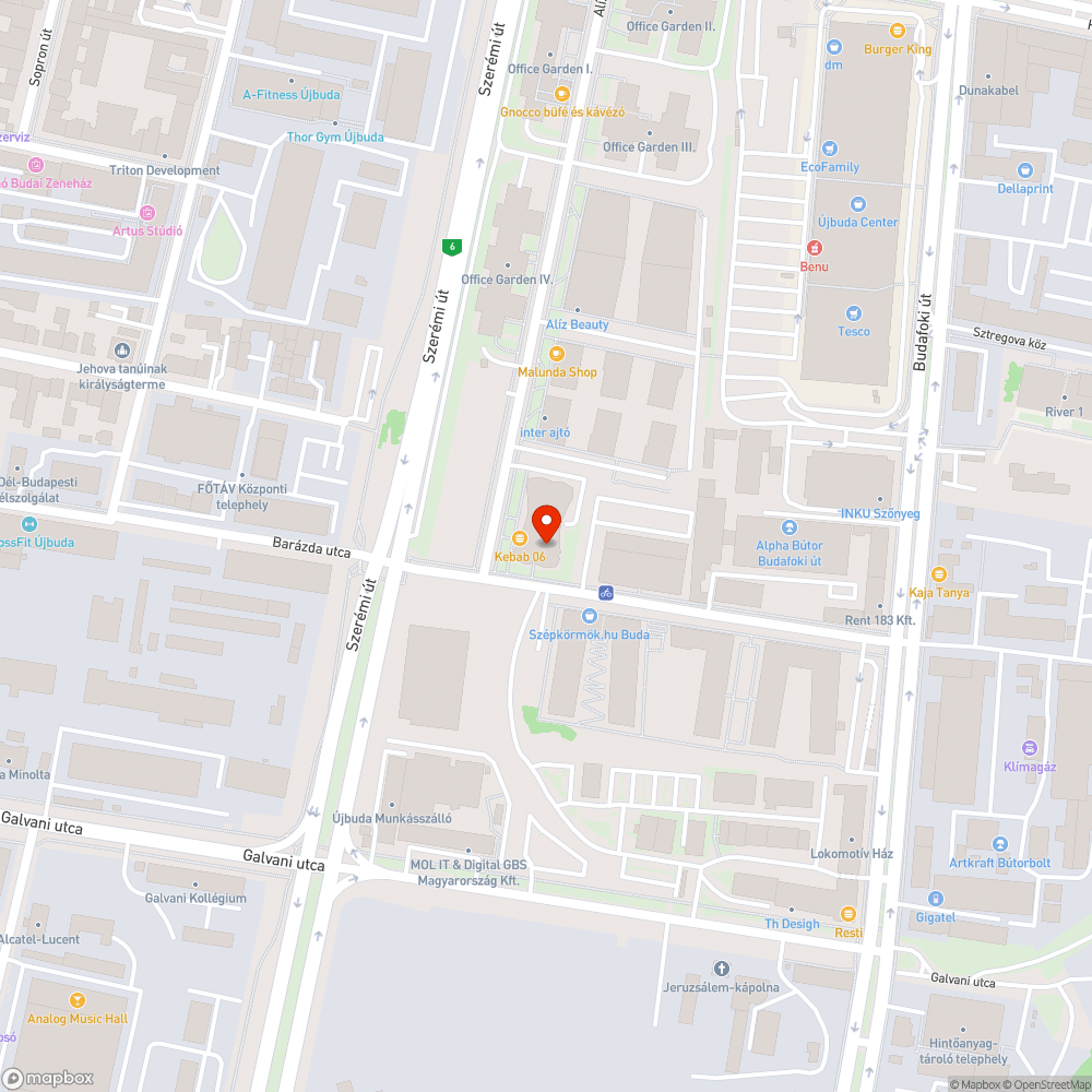 Beszakadó fedlap bejelentés helye