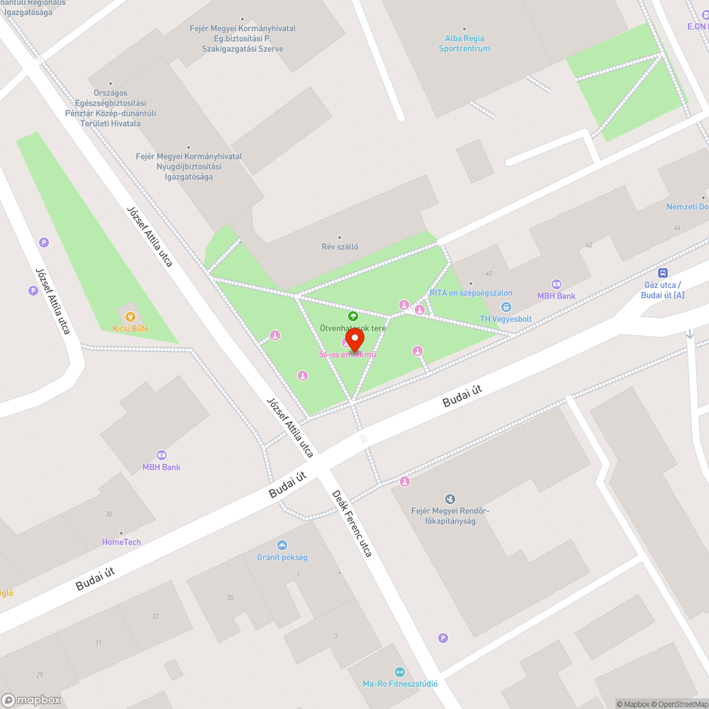 56-osok tere emlékmű bejelentés helye