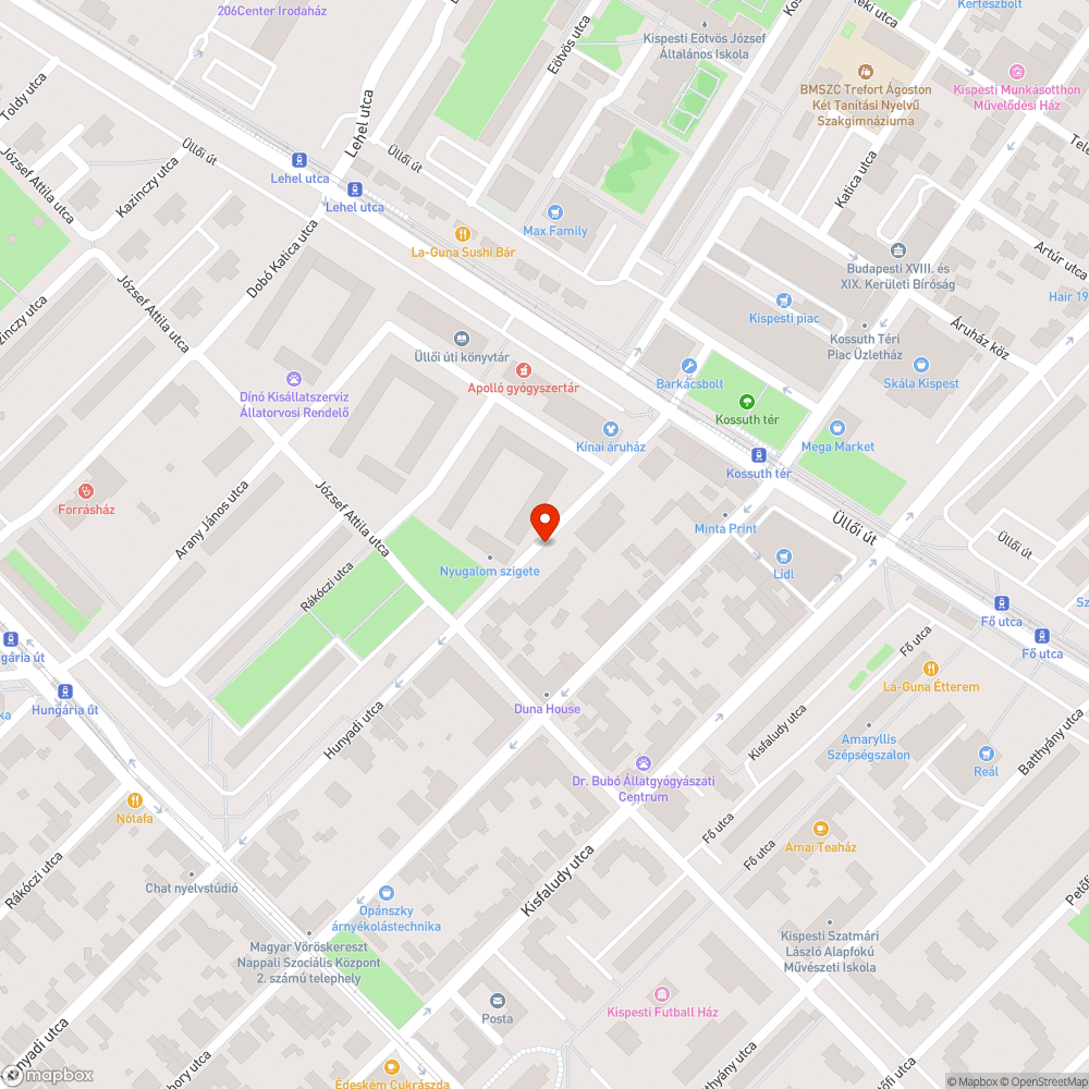 Használhatatlan bringasáv bejelentés helye