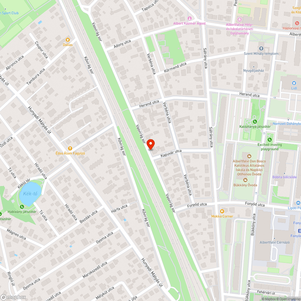 Rozsdás szemetes bejelentés helye