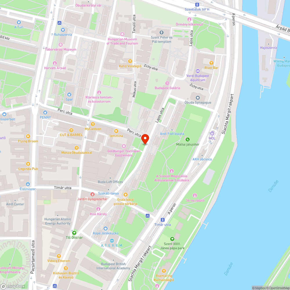 Kátyú a Lajos utcában bejelentés helye