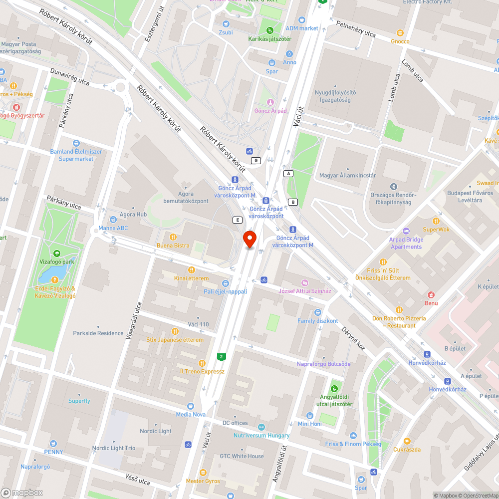 Kiégett lámpa bejelentés helye