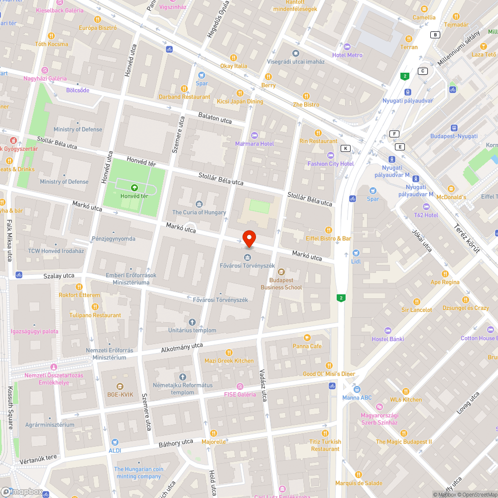 zászlók kihelyezésének módja - Az egykori Budapesti Törvényszéki Palota épülete bejelentés helye