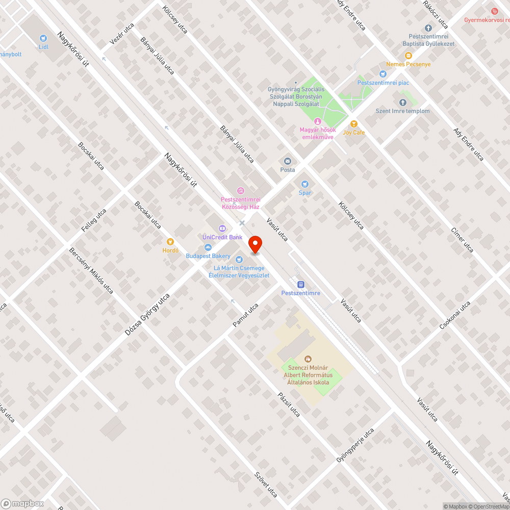 Buszöböl kialakítása bejelentés helye