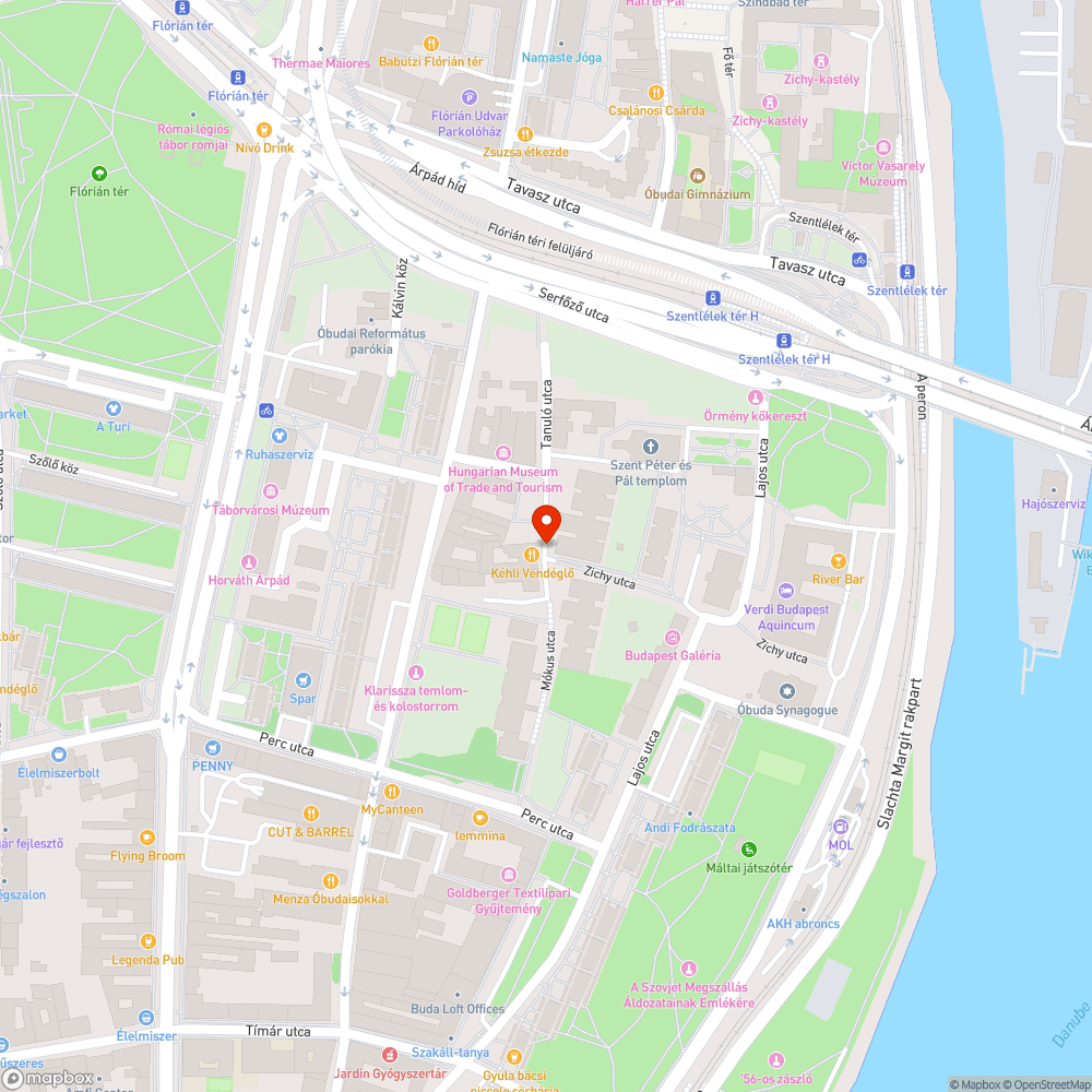 Veszélyes csatornafedél a Kéhli étterem előtt bejelentés helye