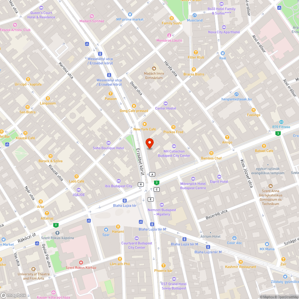 Kiégett lámpa bejelentés helye