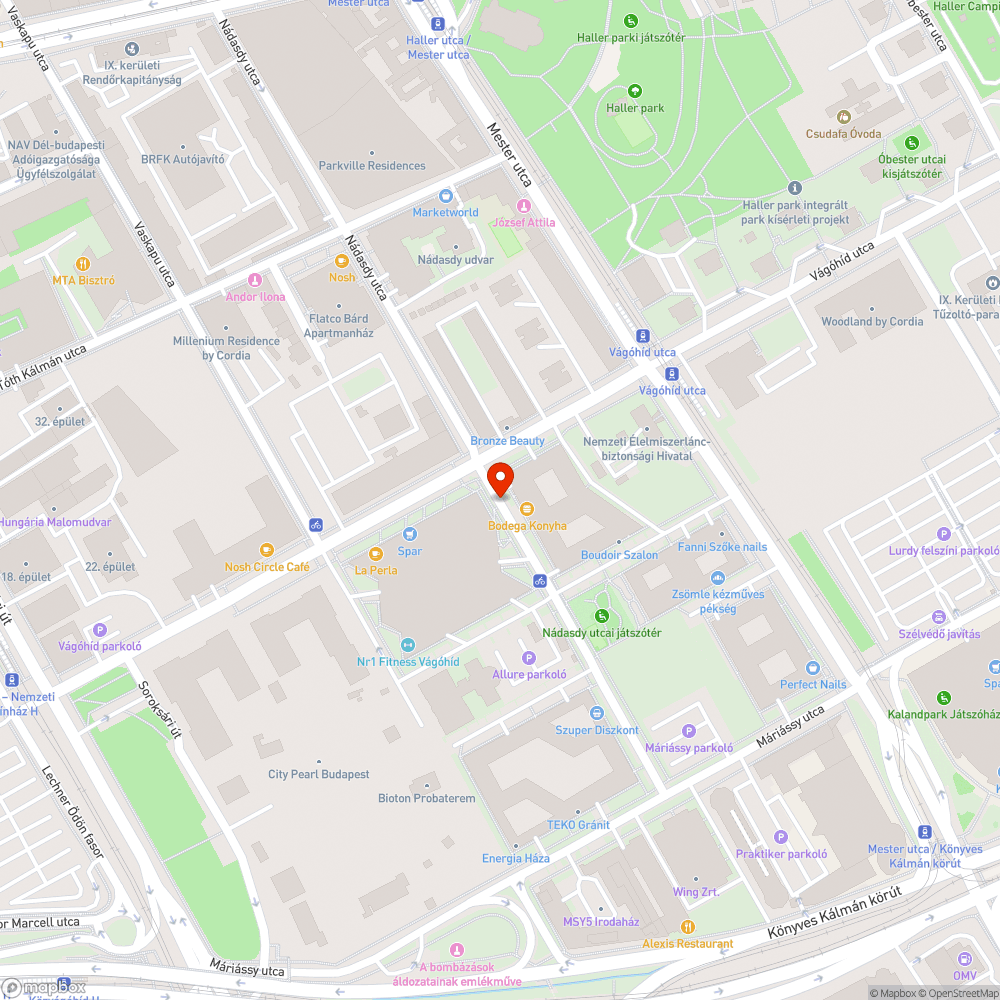 Hiányzó fekvőrendőr bejelentés helye