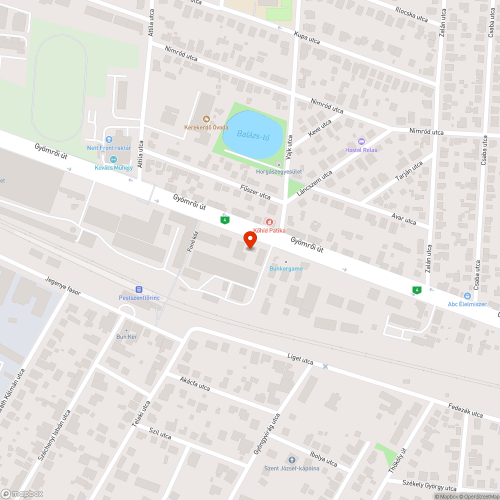 Üres fahelyek bejelentés helye