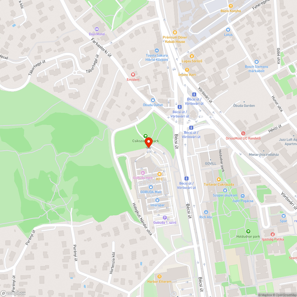 Kiégett a lámpa bejelentés helye