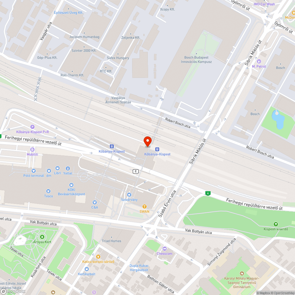 Viszonylatszámok hiánya Kőbánya-Kispest vasútállomáson kijelzőin bejelentés helye