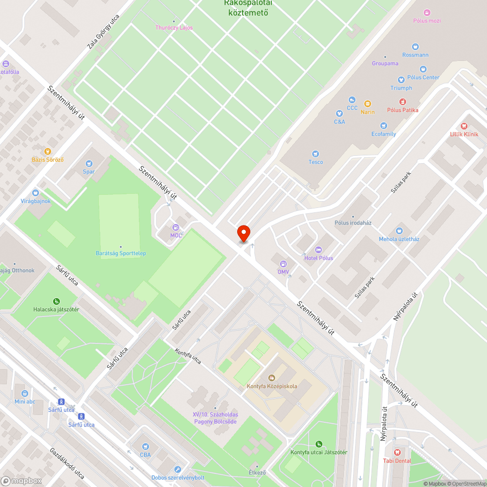 Nem villog bejelentés helye