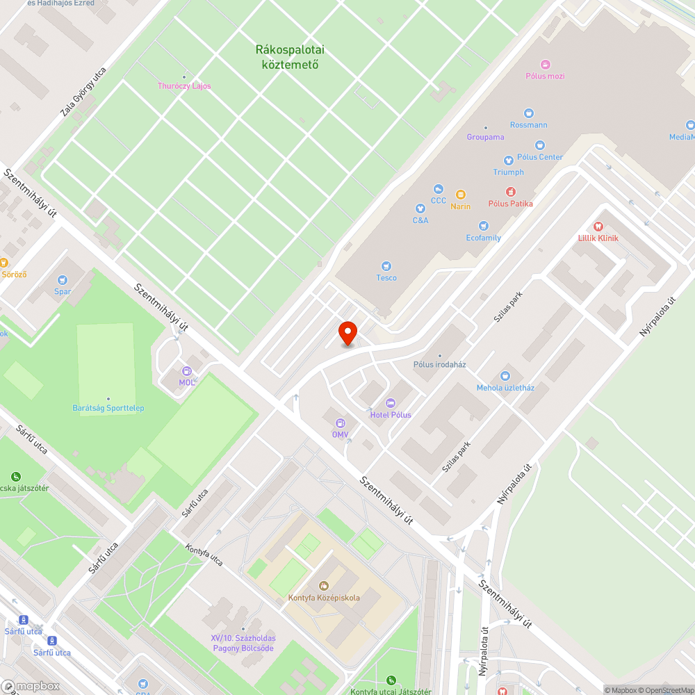 Túl alacsonyan van bejelentés helye