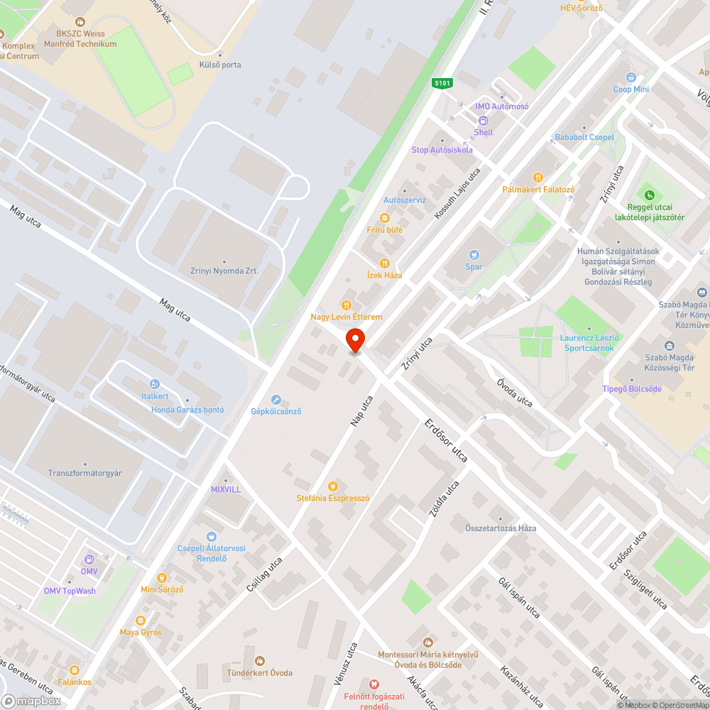 Eldugult víznyelő bejelentés helye