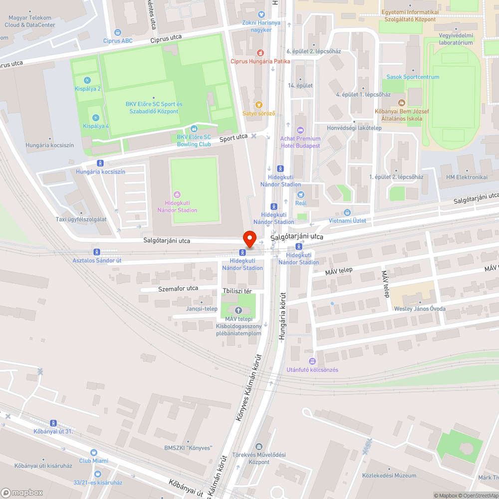 Kresztáblák alacsonyan való elhelyezése bejelentés helye