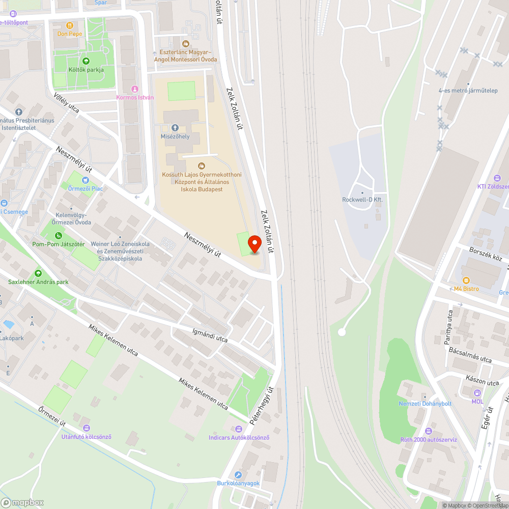 Graffitis oszlopmaradvány bejelentés helye