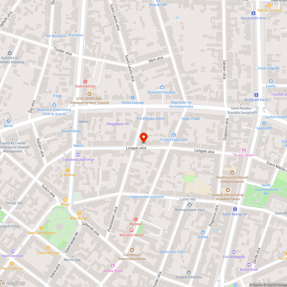 Autógumik a zöldövezetben - Pusztaszeri utca és Lengyel utca sarka bejelentés helye