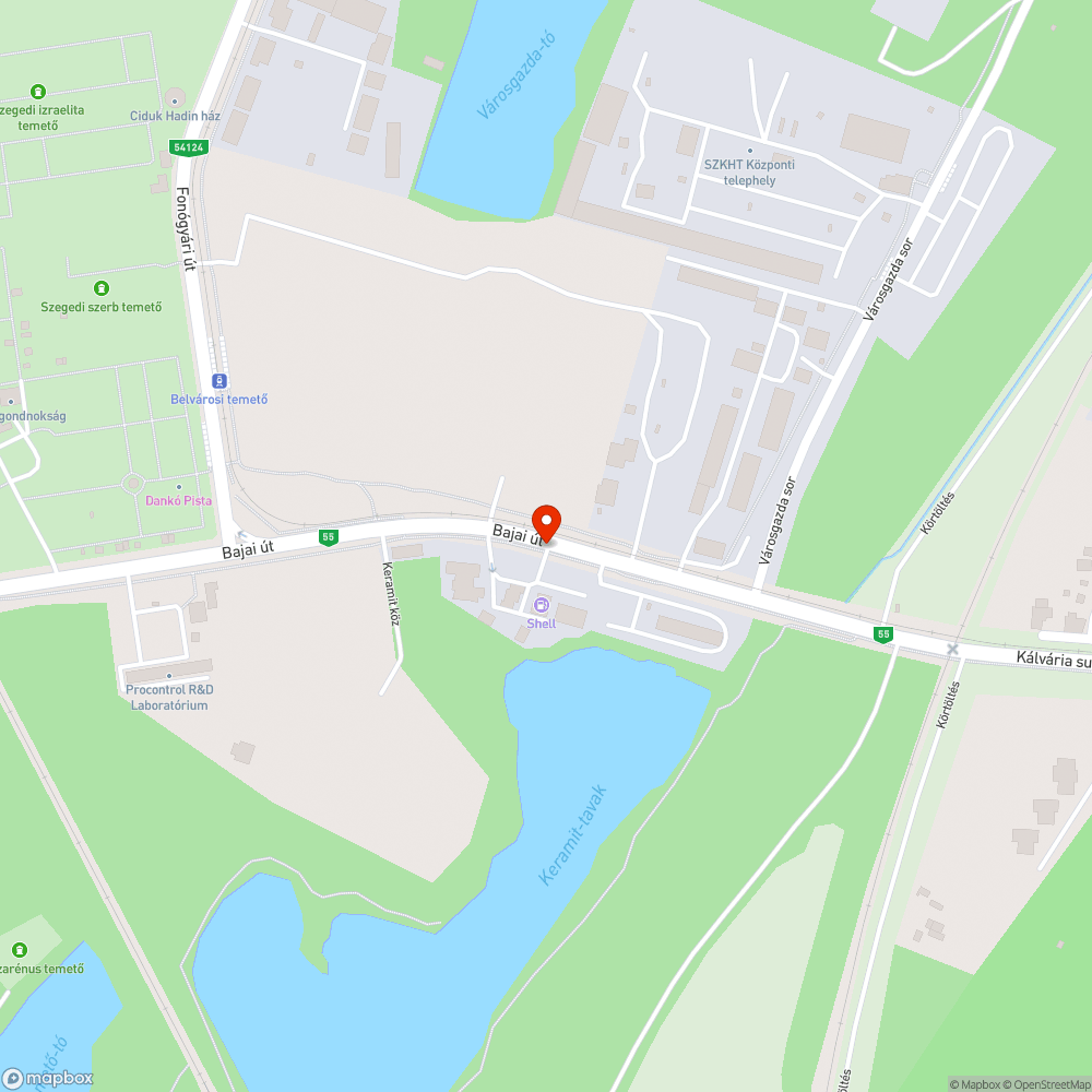 Megfakult tábla - Bajai út, Shell kút bejelentés helye