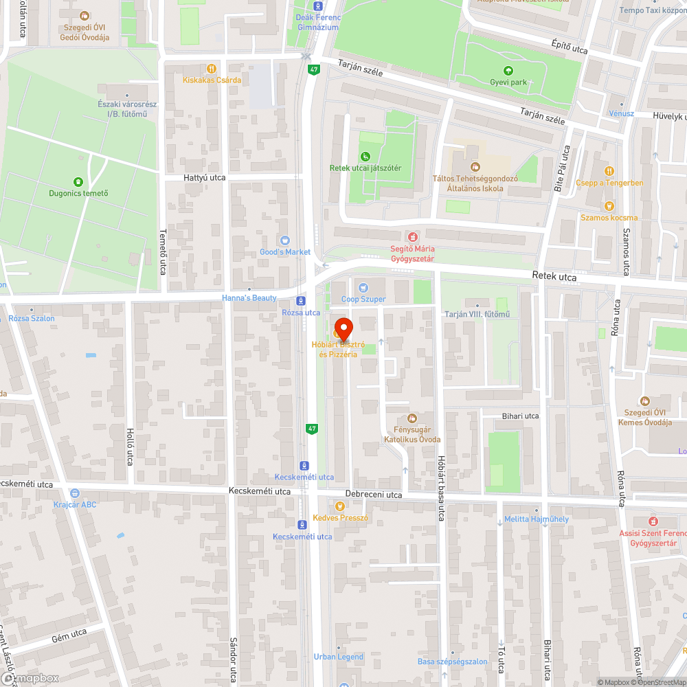 Autógumi a zöldövezetben - József A. sgt. 73., Hóbiárt bisztró oldalánál bejelentés helye