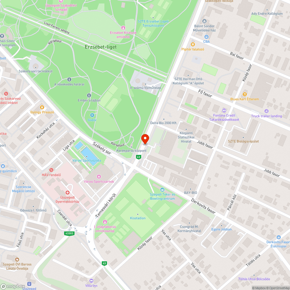 3 db kivágott fa - Temesvári krt. bejelentés helye