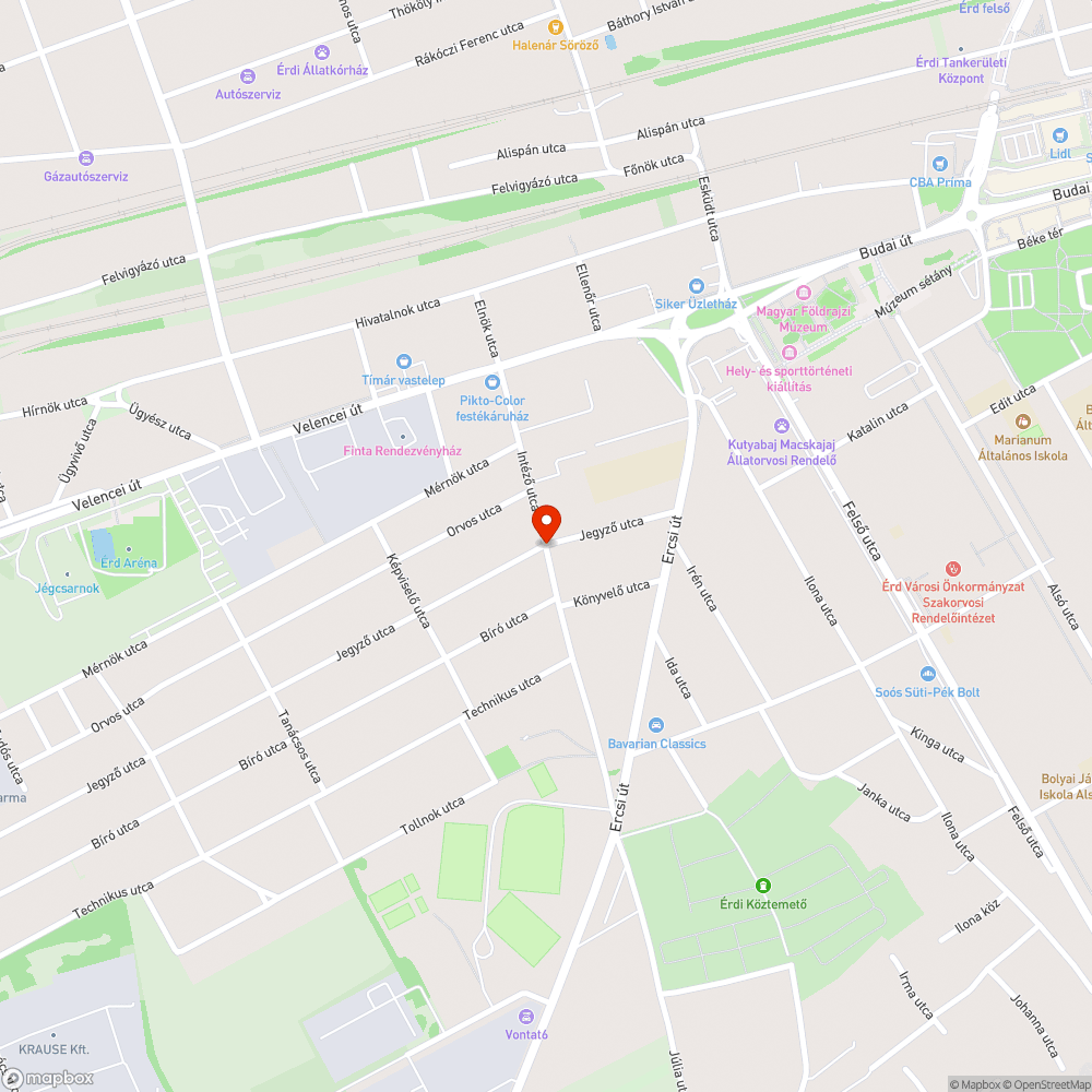 Balesetveszélyes kereszteződés és további hibák az Intéző utcában bejelentés helye