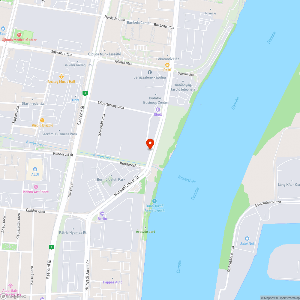 Kinnfelejtett építkezési sebességkorlátozás a Budafoki úton bejelentés helye