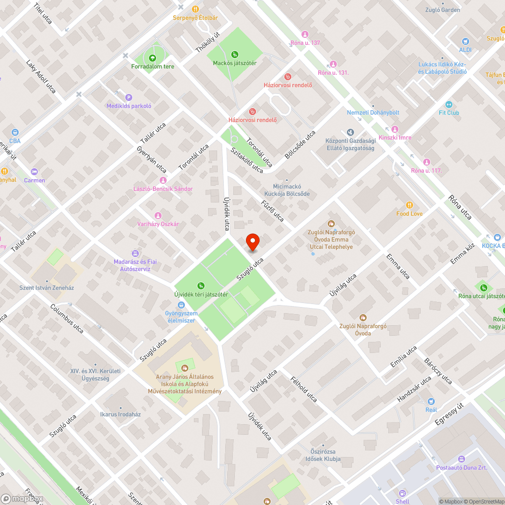 Zebra hiánya nagy forgalmú utcákban bejelentés helye