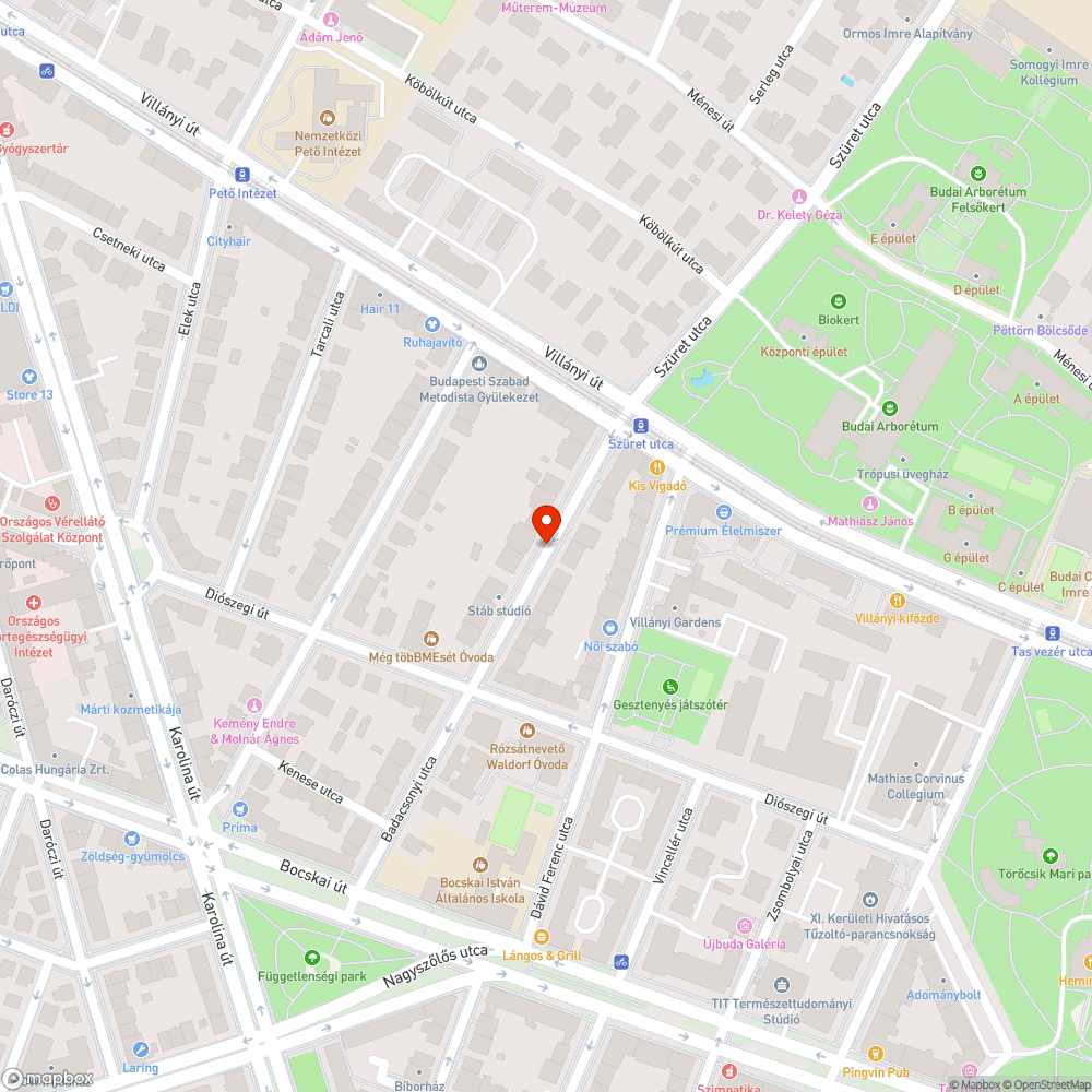 Badacsonyi utca folyamatos járdán parkolás bejelentés helye