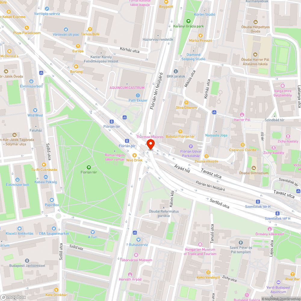 Kátyú az úton bejelentés helye