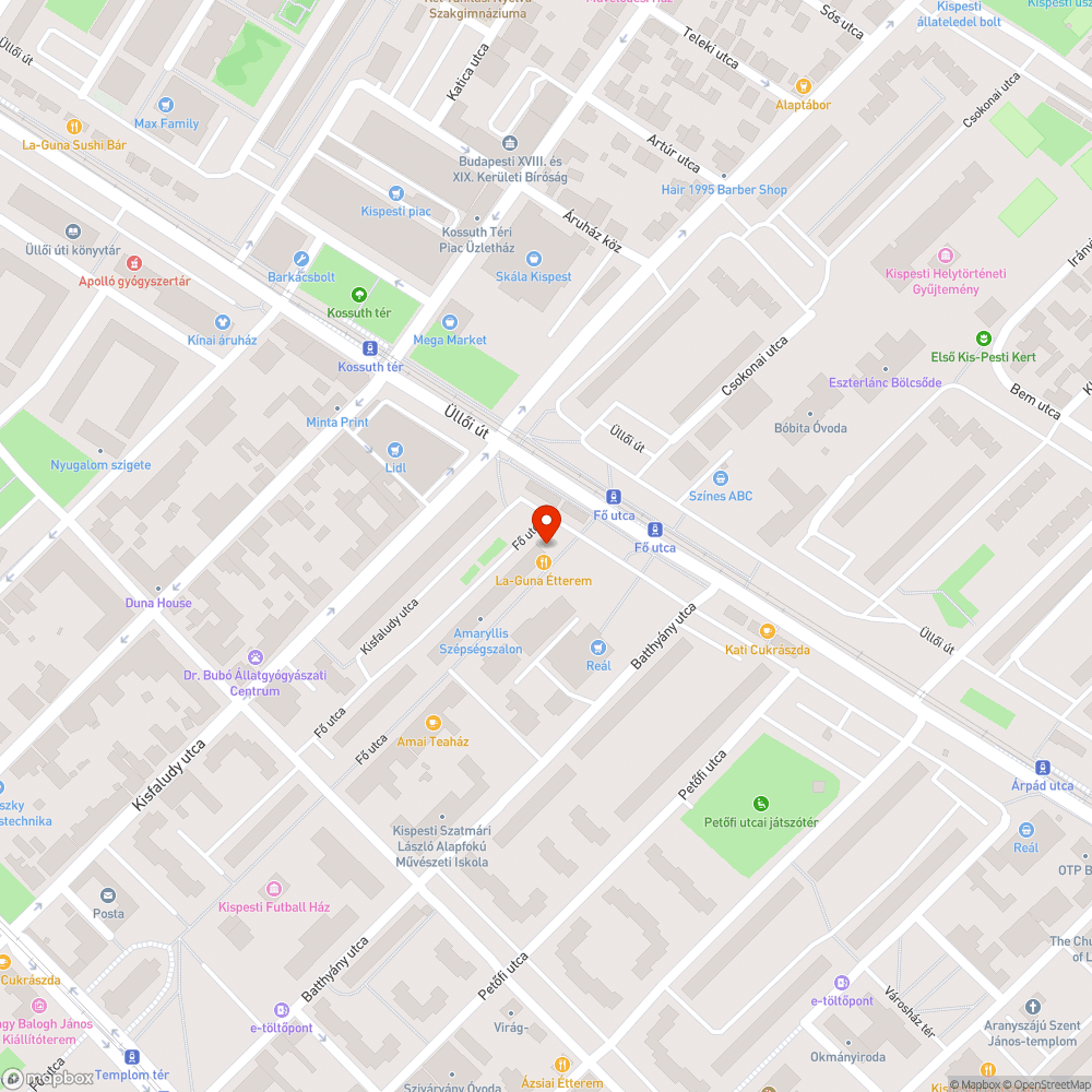 Rozsdás, deformálódott oszlop bejelentés helye