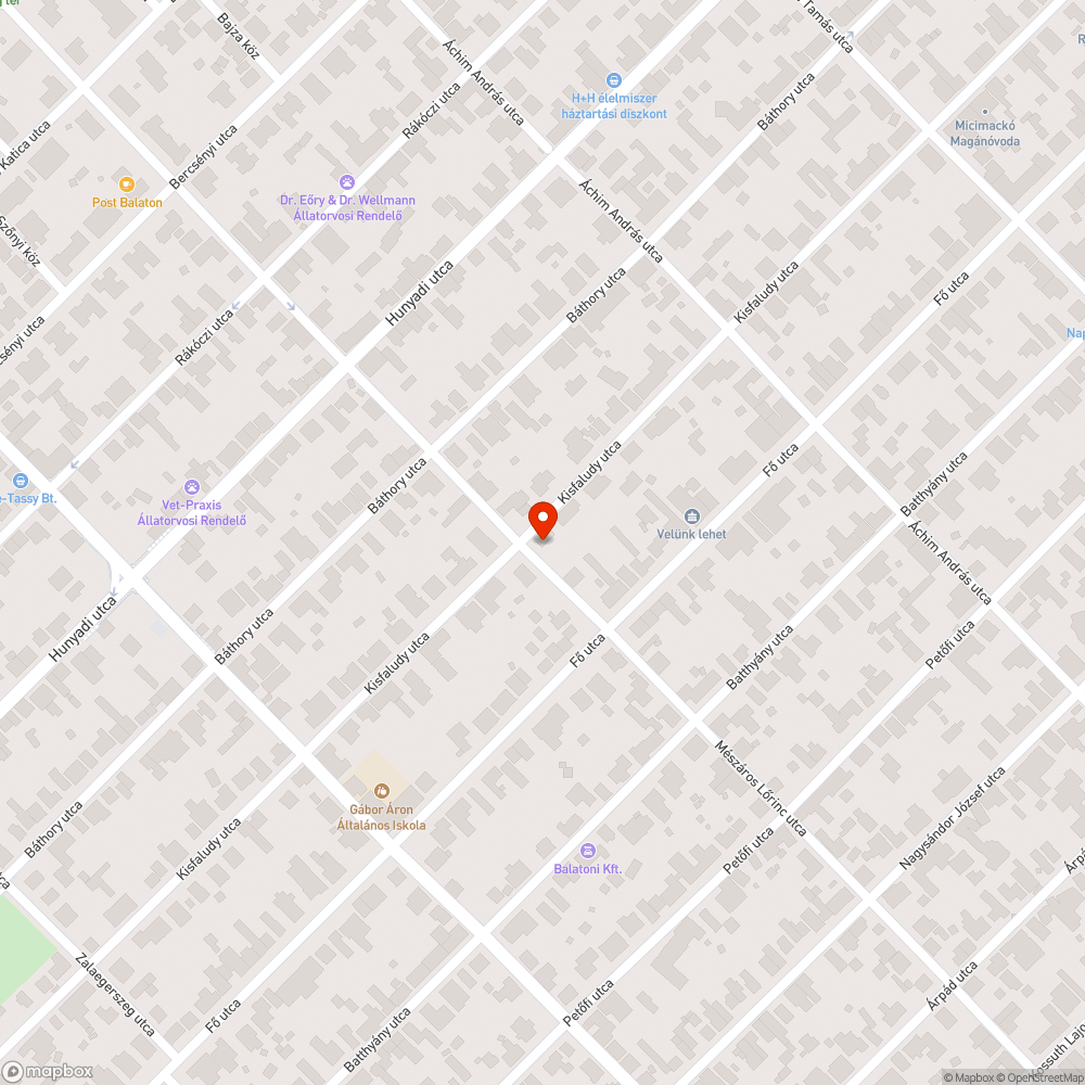 Korrodált  Telekom szekrény bejelentés helye