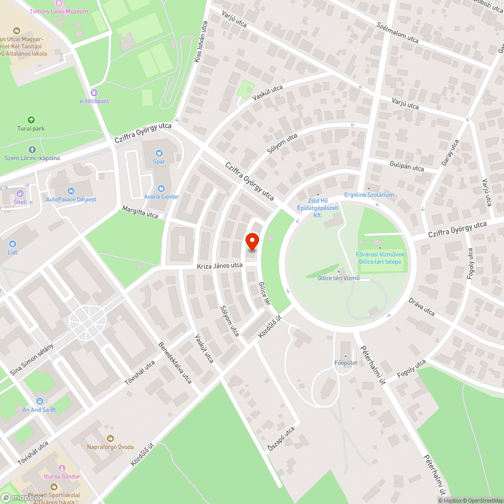 Megsüllyedt Telekom szekrény bejelentés helye