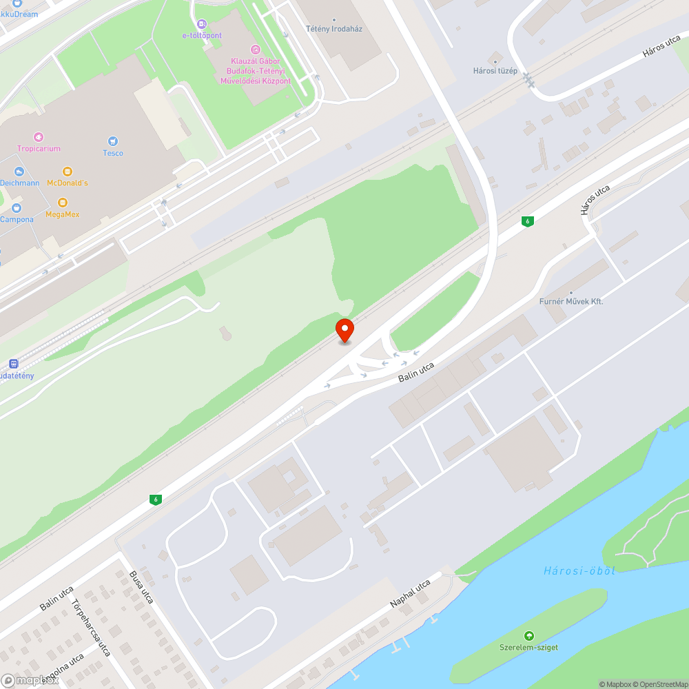 Nyitott szerelőajtó bejelentés helye