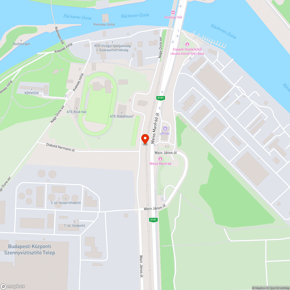 Szemetes Kvassay híd H7 HÉV megálló bejelentés helye