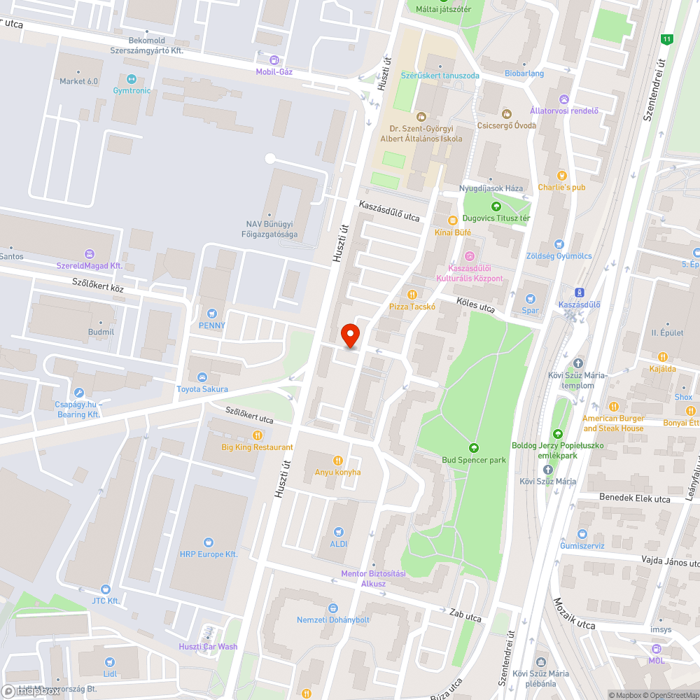 Kisteherautó tárolása bejelentés helye