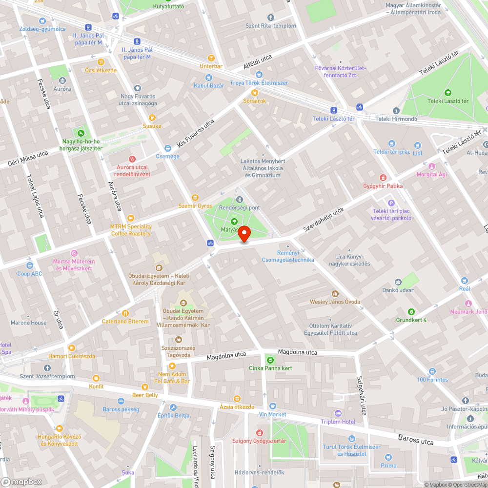 Utszukulet, kordon es folyamatos tilosban parkolas bejelentés helye