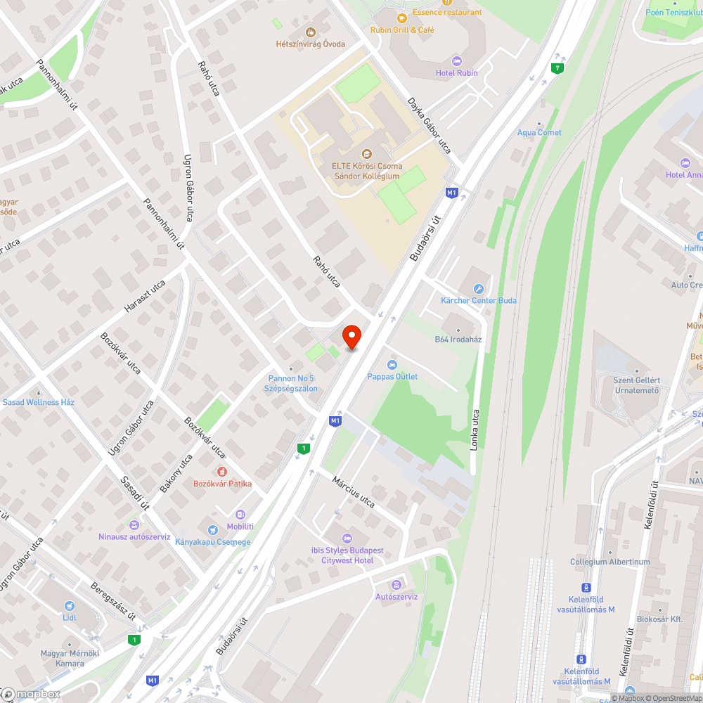 Zaj bejelentés helye