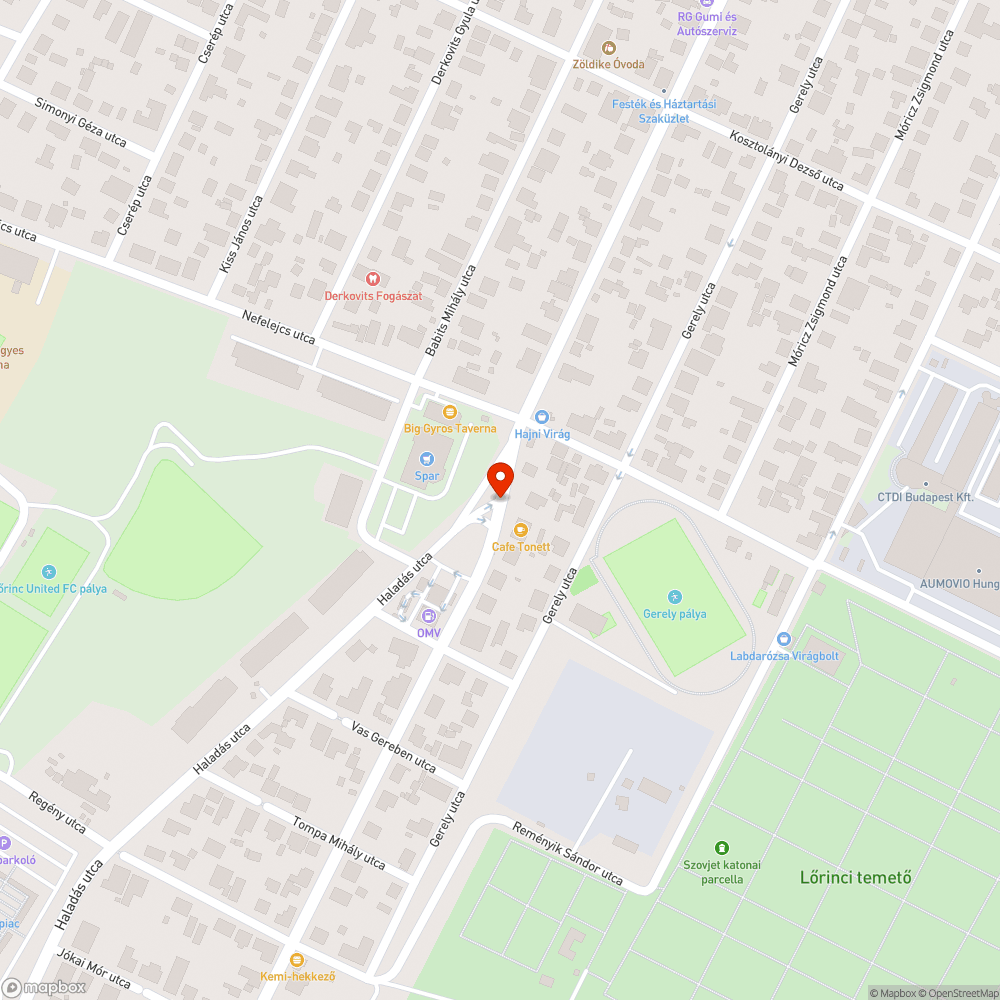 Vezetéken fennakadt ág bejelentés helye