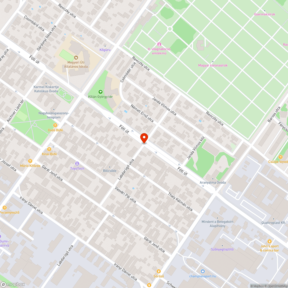 Rossz helyen lévő merevítő bejelentés helye