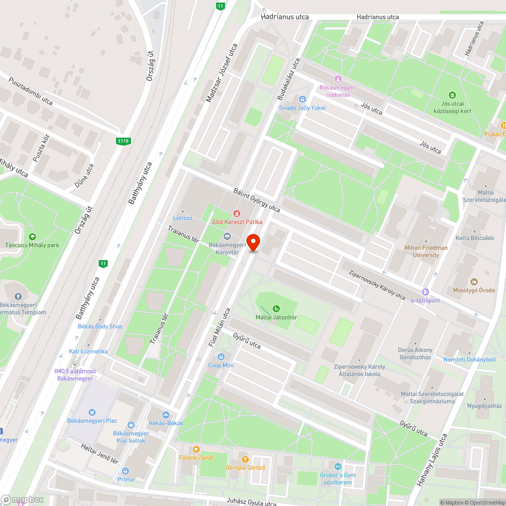 Elfordult, dőlő tábla bejelentés helye