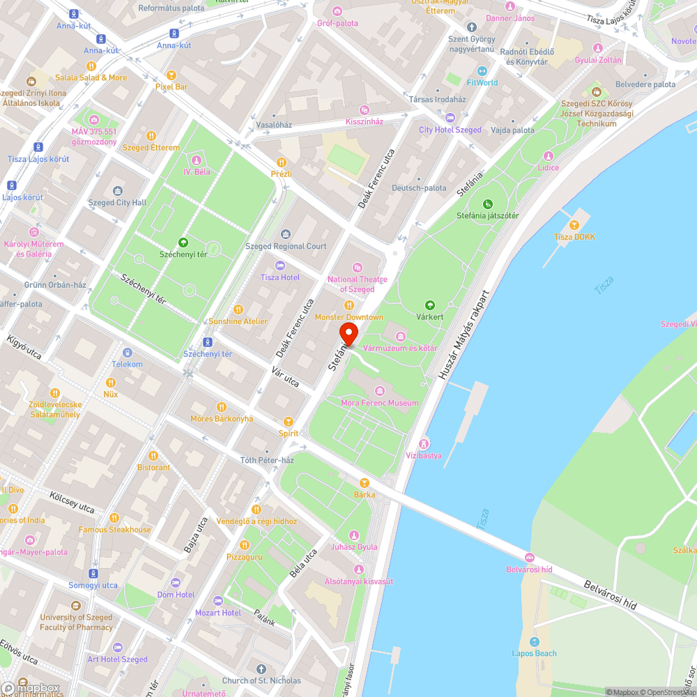 Vándorló csíkok - Múzeum mellett bejelentés helye