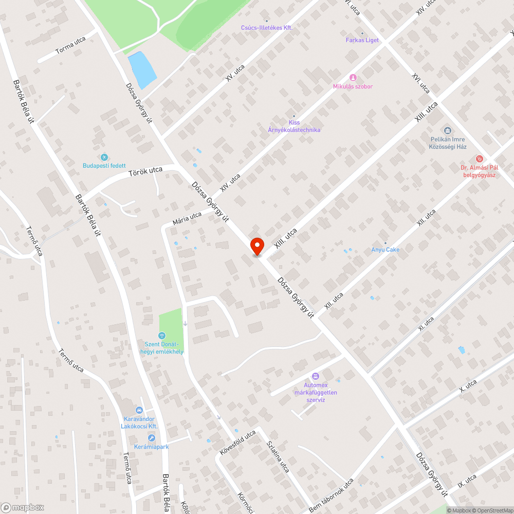 Közlekedést segítő tükör bejelentés helye