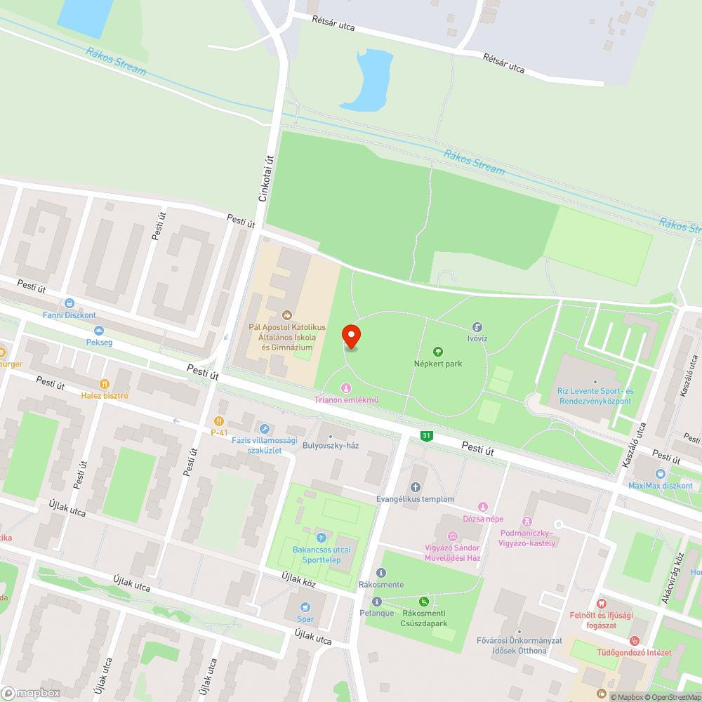 Olvashatatlan bejelentés helye