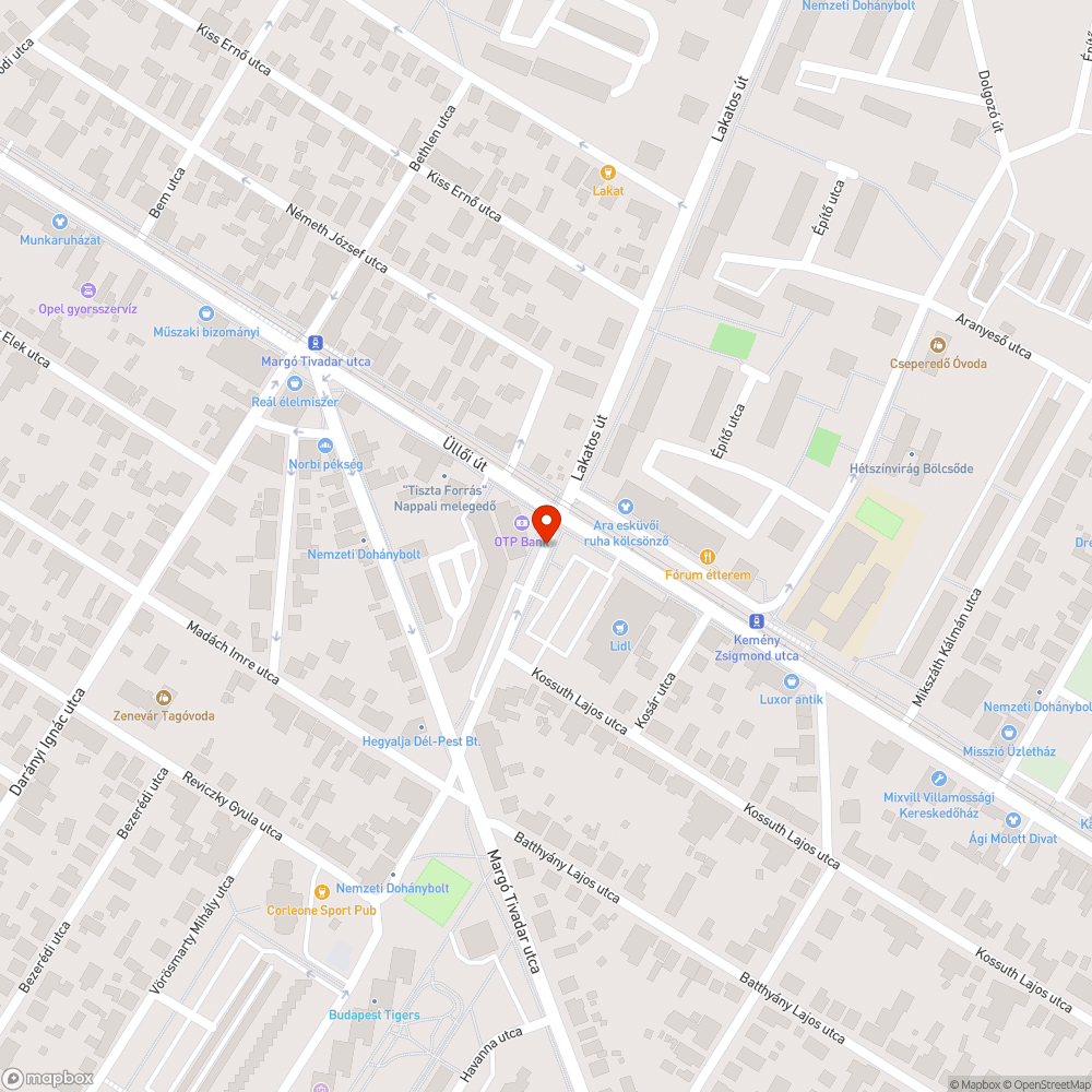 Fedél kiáll a járdából bejelentés helye