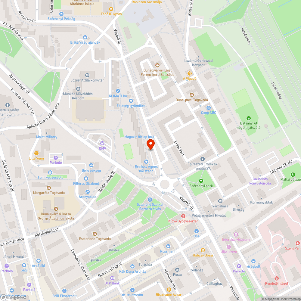 nyitott szekrényajtó bejelentés helye