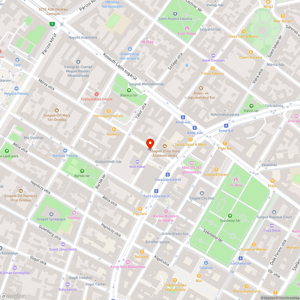 Megdőlt tábla - Püspök utca 11. bejelentés helye