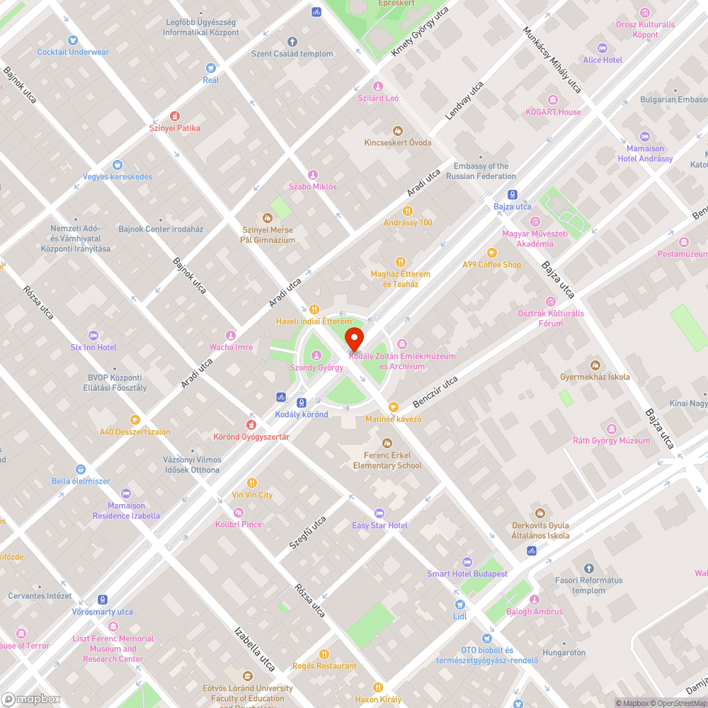 Mély kátyú a köröndön bejelentés helye